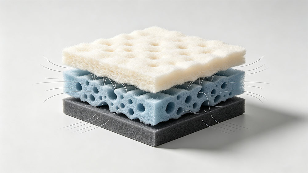 Different materials of foam used for Office chair and Game chair 