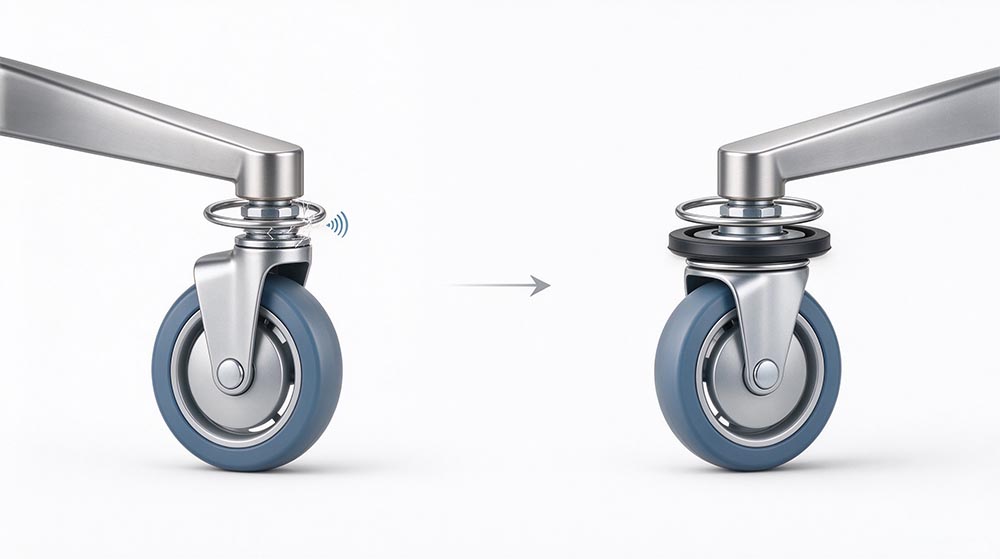 Why Office Chair wheels Make Noise When Rolling & How to Fix It?