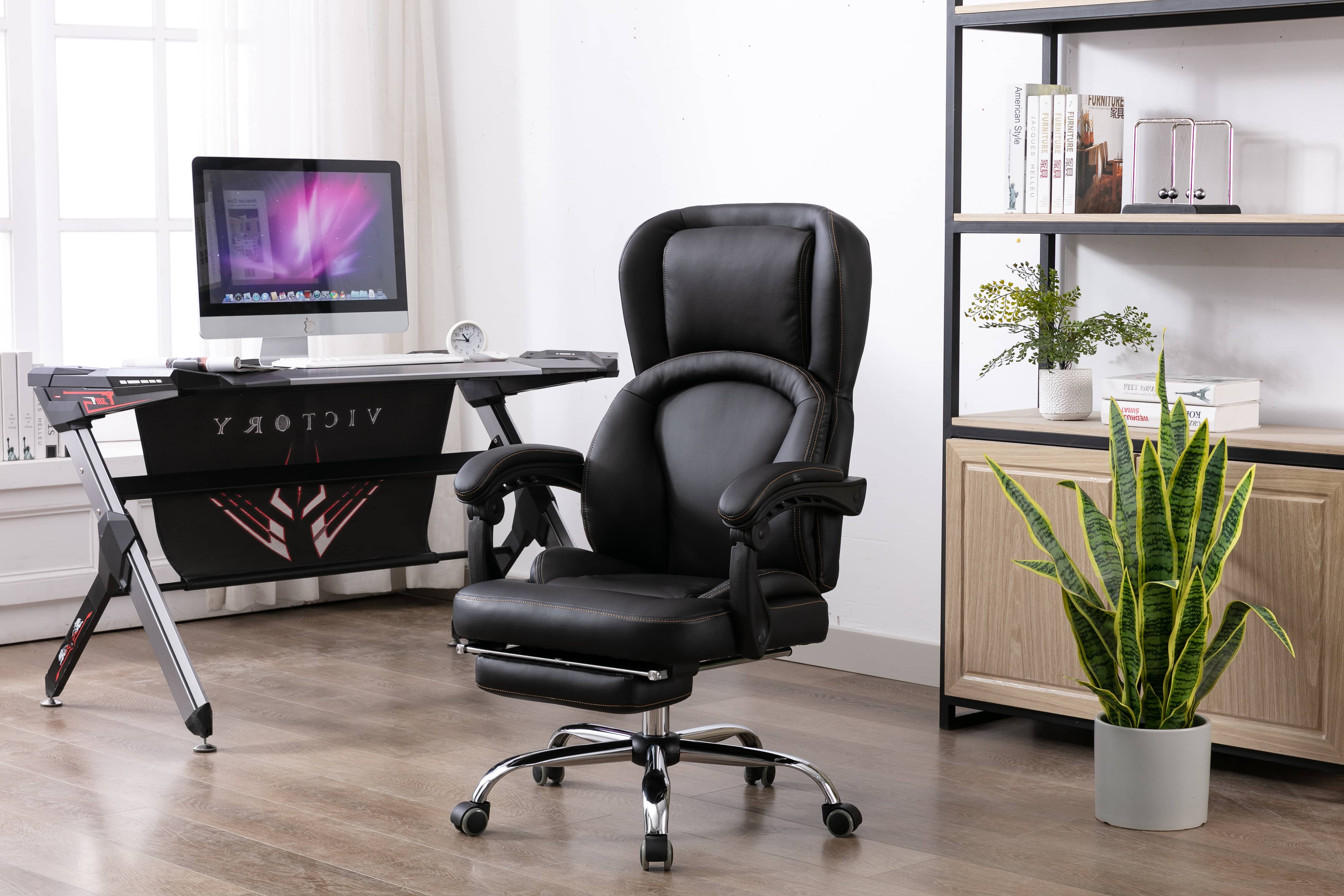 Premium Craftsmanship Ergonomic Leather Chair