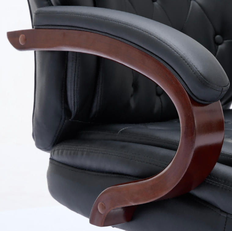 solid wood armrest